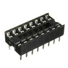 10Pcs 16pin DIP IC Socket Adaptor Solder Type Socket Pitch Dual Wipe Contact picture