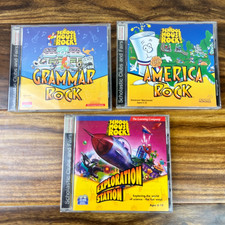 Lot Of 3 School House Rock CD-ROM Educational Learning Games Software PC picture