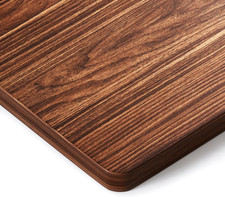 Particle Board Table Top Wood Countertop for Standing Desk 63x28x1 Inch Walnut picture