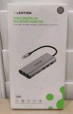 LENTION C68 USB-C Digital AV Multiport Adapter - Space Gray - New/ Sealed picture