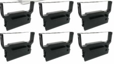 6 x Compatible black and Red POS Ribbons for Citizen DP-600 POS DP600BR IR-61BR picture