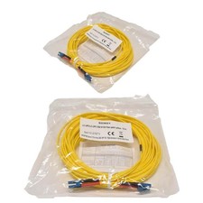 20 x Corning LC-UPC/LC-UPC OS2 9/128 Fibre Patch Yellow Yellow - 12m NEW NEW picture
