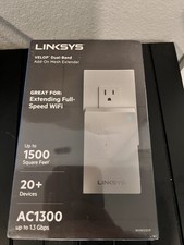 Linksys Velop WHW0101P AC1300 Plug-In Dual-Band Mesh WiFi Extender SEALED picture