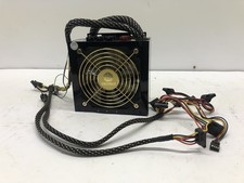 ENERMAX LIBERTY ELT620AWT PSU, TESTED, WORKING, BLACK AND GOLD, WITH SATA/MOLEX picture