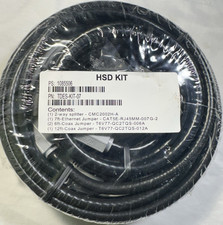 CAT5E Ethernet Jumper 7ft RJ-45 to RJ-45 Black/White Cable CAT5E-RJ45MM-007G-2 picture
