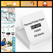 500 Sheets Thermal Paper 8.5