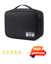 Waterproof Travel Cable Organizer Portable Electronics Storage Case Bag picture