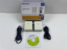 Netgear 85 Mbps Powerline Ethernet Switch Kit XE104 TESTED picture
