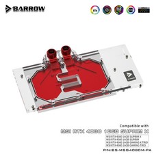 Barrow GPU Liquid Cooling Block for  MSI 4080 TRIO Aurora BS-MSG4080M-PA picture