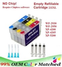 232XL  232 Alternative No Chip Refillable Cartridge for WF-2930 WF-2950 XP-4200 picture