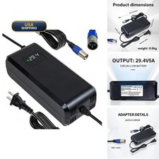 24V(Max 29.4V) 5A Lithium Battery Charger for 24V Lithium Packs picture