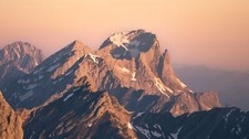 Landscape snow mountains rocks nature Custom Gaming Mat Desk picture