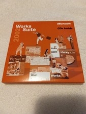 Microsoft Works Suite 2002, 5 Discs & Product Key, Word, Money, Picture It picture