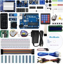 Arduino UNO R3 Starter Kit with LCD1602 Module 9V Power Adapter Compatible IDE picture
