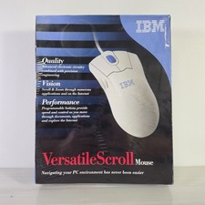 Vintage NEW IBM ActiveScroll Computer Mouse sealed in box Windows picture