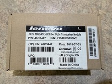 Lenovo 10GBASE-SR SFP+ Fiber Optic Transceiver Module 46C3447 10Gbps picture