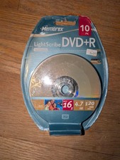 Memorex Light Scribe  DVD+R 10 pack 4.7 GB/120 Minutes/16X recordable NEW SEALED picture