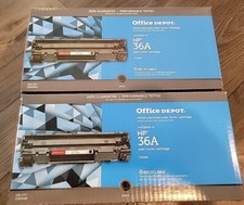 Office Depot 2 Pack HP 36A LaserJet Toner Cartridge CB436A M1120 M1522 P1505 picture