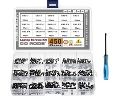 CO-RODE 450pcs M2 M2.5 M3 Laptop Computer Screws Kit Set for SSD IBM HP, 15-Size picture