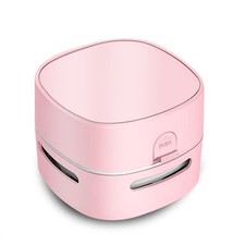 ODISTAR Mini Desktop Vacuum Cleaner for Table Dust (Pink AA Battery) Pink picture
