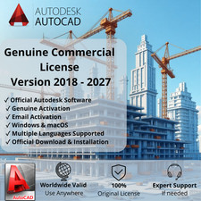 Autodesk AutoCAD 2026 2D & 3D Design Software – Commercial License Subscription picture