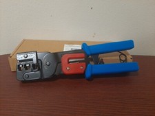 C2G 19579 RJ11/RJ45 Crimping Tool with Cable Stripper, TAA Compliant picture