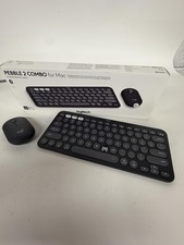Logitech Pebble 2 Compact Wireless Keyboard & Mouse  Mac, iPad, Graphite*MISSING picture
