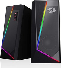 Redragon GS520 RGB 2.0 Channel PC Desktop Stereo RGB Computer Speakers picture