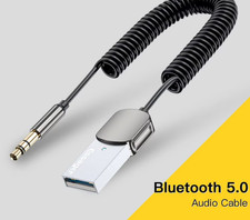 Essager Bluetooth 5.0 Audio Receiver USB To 3.5mm Aux Car Handsfree Dongle picture