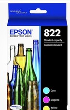 Epson T822520-S T822 3 - Pack Standard Capacity Multi Ink Cartridges exp 5/2029 picture