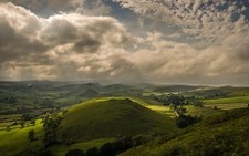 Landscape nature photography overcast long exposure Custom Gaming Mat Desk picture