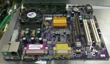 ECS EliteGroup K7SEM Socket 462 ATX Motherboard with AMD PRO1200+ CPU, 128MB Mem picture