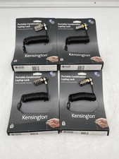 LOT OF 4 Kensington Portable Combination Laptop Lock (UPC 085896646709) picture