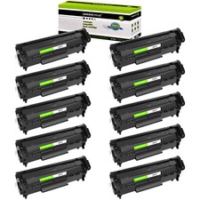 GREENCYCLE Q2612X Toner Lot Fits For HP LaserJet M1005 M1319MFP 3015 3020 3030 picture