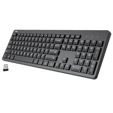 2.4G Full Size Wireless Keyboard with Numeric Keypad for PC Laptop Smart TV picture