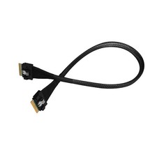 PCIe4.0 SlimSAS 8X to SlimSAS X8 SFF-8654 Cable Male to Male Silver-plated Wire picture