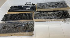 Lot of 5 New-keyboards. assorted- Dell,logistic,Imicro, Unbranded-SEE PICTURES ￼ picture