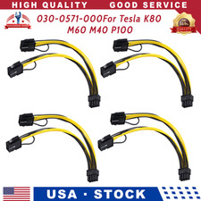 2-10PCS 030-0571-000 Dual 8to8 GPU Power Adapter Cable For Tesla K80 M60 M40 picture