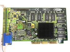 VINTAGE RARE AZTECH TNT2-AGP 825-G22071-A30 32 MB VGA ONLY AGP VIDEO CARD MXB125 picture