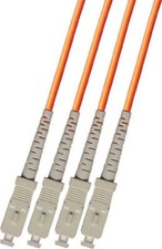 Direct Burial Outdoor SC 4 Strand Fiber Optic Cable Multimode 50/125 200M picture