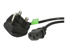 StarTechcom 3 Ft UK Computer Power Cable BS 1363 to C13 Cord BS13U-1M-POWER-LEAD picture