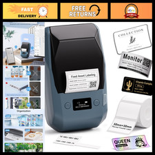 Compact Thermal Label Maker - 2-Inch Printer with Tape, Portable & Easy to Use picture