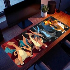Pokemon - Charizard Evolution - Desk Pad Mouse Pad Desk Mat Accessories picture