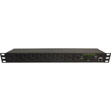 Minuteman RPM1581HVN 1U Horizontal/Verical Mount 8-Outlet Remote Power Manager picture