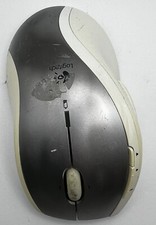 Logitech MX600 7 Button Wireless Laser Mouse (White & Silver) Untested picture
