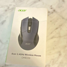 Acer OMR339 2.4GHz Wireless Optical Mouse 4000 DPI 5-Button Black picture
