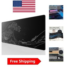 Superior Micro-Weave 31.5 x 15.7 Inch Gaming Mouse Pad - Kanagawa Wave Design picture
