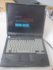 Compaq Armada 1750 PII 333MHZ 64MB CD-ROM FDD Vintage boots up ,No HD ,As Is picture