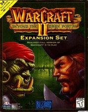 War Craft II 2 Beyond the Dark Portal PC CD orc Azeroth war strategy game add-on picture