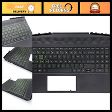 Replacement Upper Case Palmrest for Pavilion Gaming 15-DK Series Laptop, Backlit picture